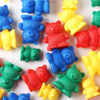 Hot Sales Toy Children Education Puzzle Toy Plastic Color Sorting Bears Toys 