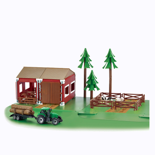 DIY Miniature House Play Plastic Animals Farm Set Toys for Kids
