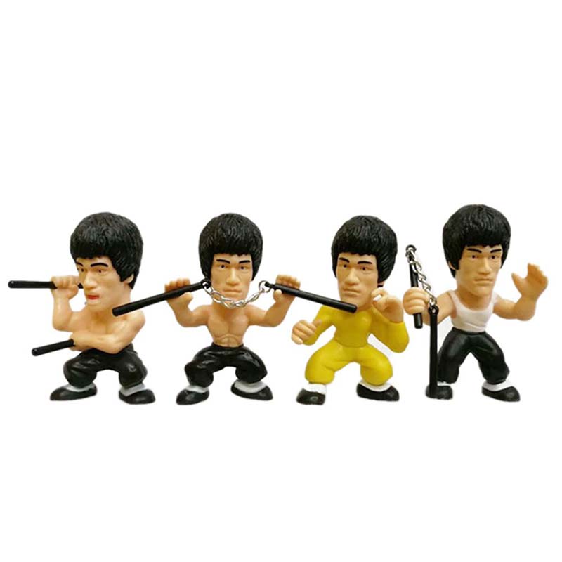 Most Popular Kungfu Star Bruce Lee Action Figure Car Table Decoration Model Miniature Anime Action Figure Collectible Gift