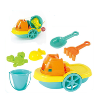 Wholesale Plastic Beach Toy Set with Sand Bucket Baby Sand Bucket Shovels Toys Summer Entertainment Game Play