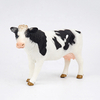 Custom Made Lovely Plastic Injection Miniature Animal Action Figurines Plastic Cow Model Figures