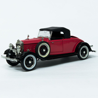 High Quality 1/18 Scale Plastic Car Model Vintage Car for Gift