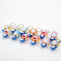 Japan Miniature Animal Cartoon Shape Plastic Key Ring, Plastic Keychain