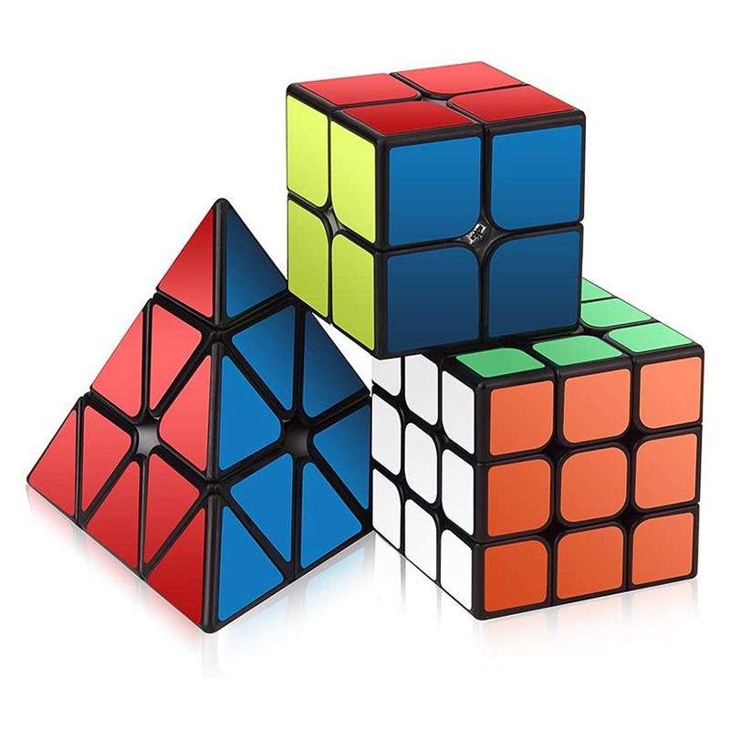 Plastic 3*3*3 Abnormity Stickerless Speed Magic Cube Puzzle Magic Slide Play Puzzle Promotional Gift Iq Toys