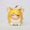 OEM Custom Cute Miniature Anime Action Figure Keychain Promotional Gift PVC Fat Girl Action Figure Keyring