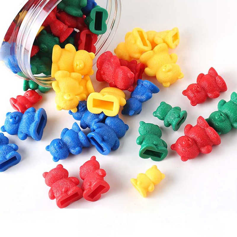 Plastic Color Sorting Counting Bears Toys for Children