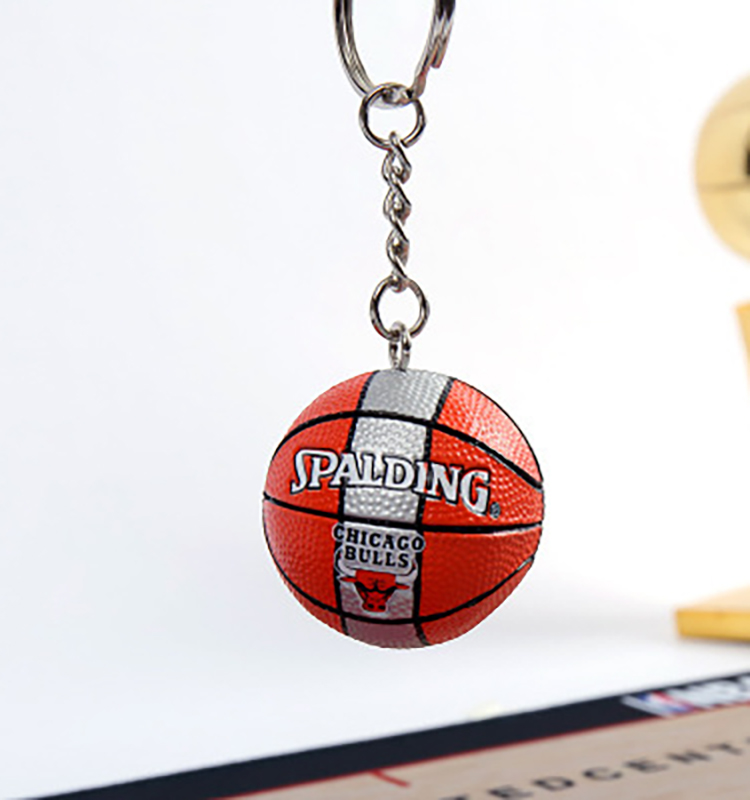 Promotional Gift OEM/ODM 3D Plastic Mini Basketball Toy Keychain for ...