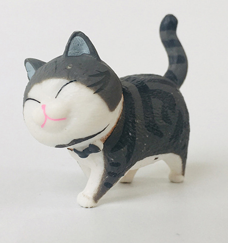 One Piece Japanese Small Cute Collectible Plastic Kawaii Cat Animals ...